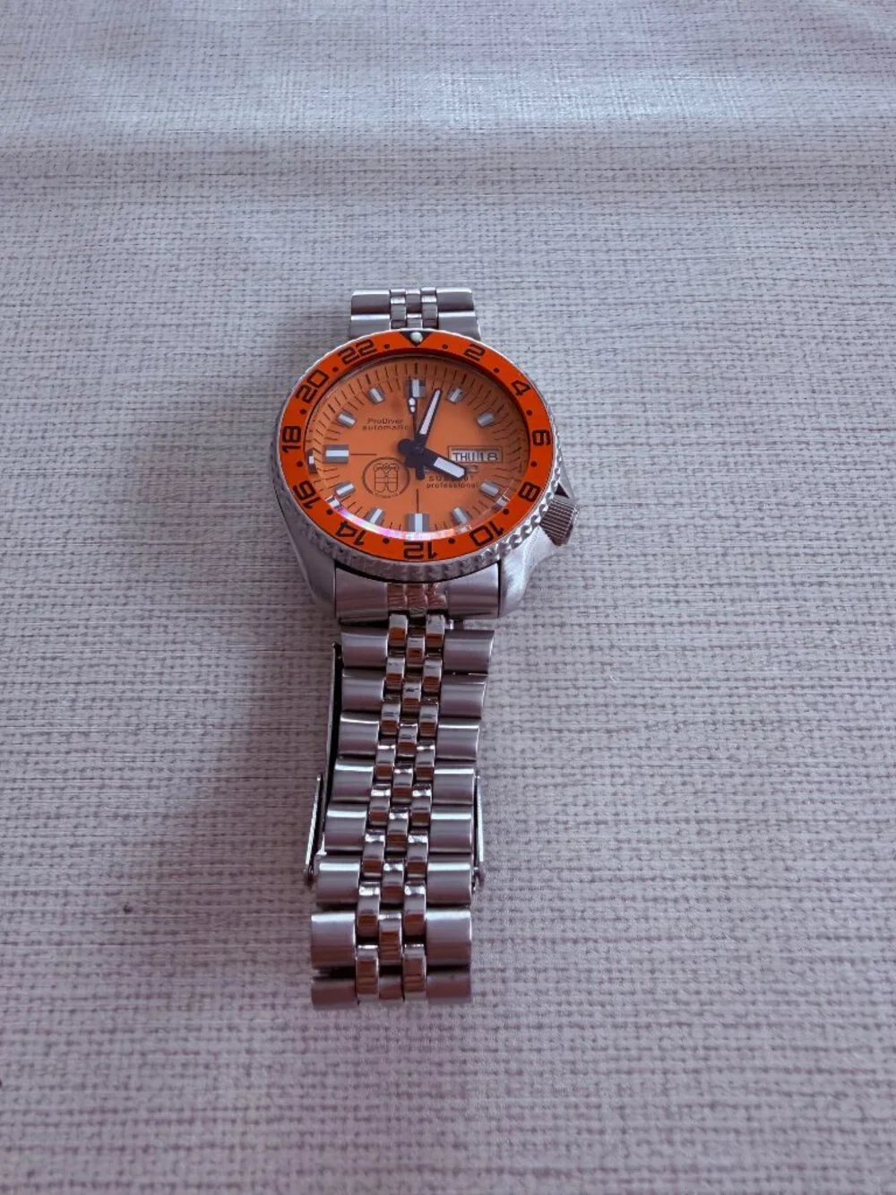SEIKO DIVERS 7002-700J ORANGE PROFESSIONAL DIAL AUTOMATIC MENS WATCH - Picture 3 of 11